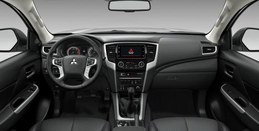 Afbeelding van het dashboard van de L200