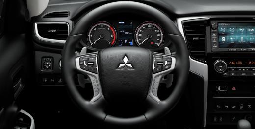 Afbeelding van het stuurwiel van de L200